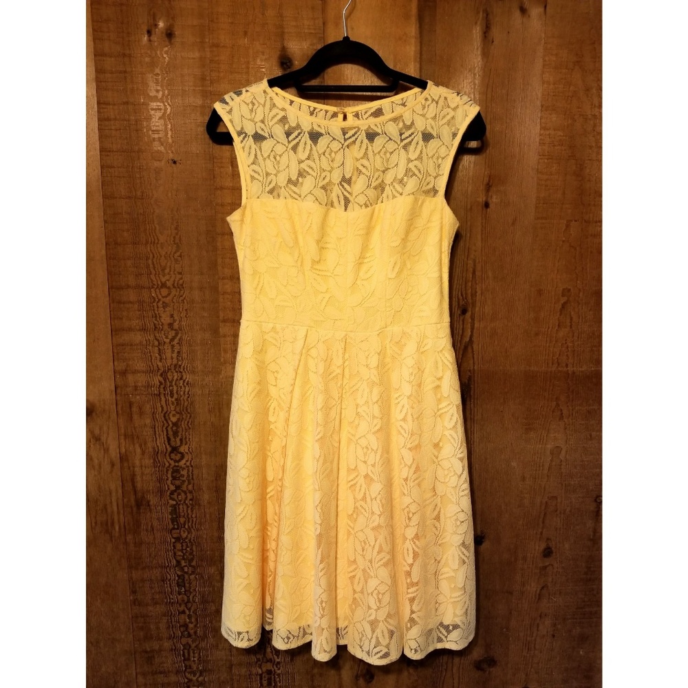 Yellow lace Dress